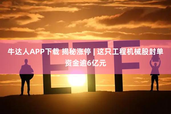 牛达人APP下载 揭秘涨停 | 这只工程机械股封单资金逾6亿元